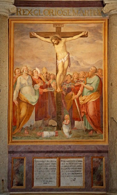 The Crucifixion by Cristoforo and Tempesta, Antonio Roncalli